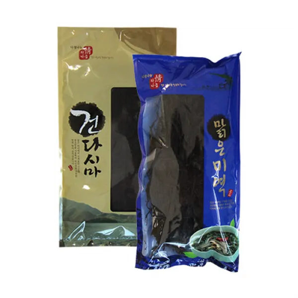 풍성한 맑은바다 해조류, 1box, 건미역 150g+건다시마 150g