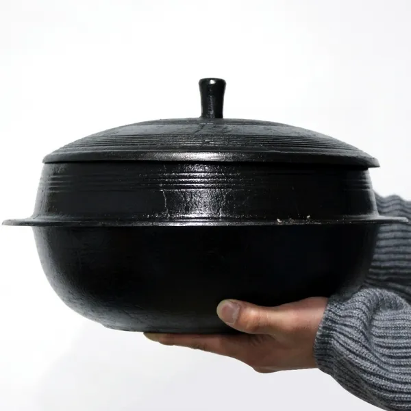 무쇠주물마을 길들인 미니무쇠가마솥 18cm 4인용