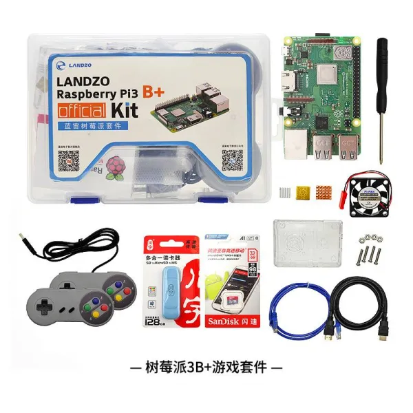 파견함 3b3braspberrypi4 개발판 재 Wifi 블루투스 Python 프로그래밍 키트 Rs 원액복분자 파견함 3b _게임