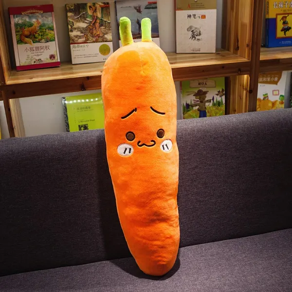 도리상점 표정 당근 남자 친구 허그 바디필로우 롱큐션 침대머리 등받이 큰사이즈 라지 베개 뜯어 빨수 있는 큐트 여성, 100cm （지퍼 내심이 없다 뜯어