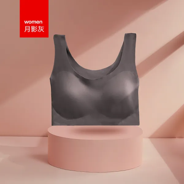 글로벌샘 몰드와이어브라 레드 콩 뮬라웨어 선비 브래지어 헴라인 캡 포함 사이즈 없음 BRA 수면 트레이닝조끼 양식