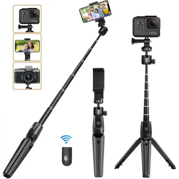 일본배송 Kkuyi직찍 막대미니 삼각 Bluetooth세포 카마 막대경량 스마트 폰 스탠드 삼각/한개 겸용7단 신 단일옵션