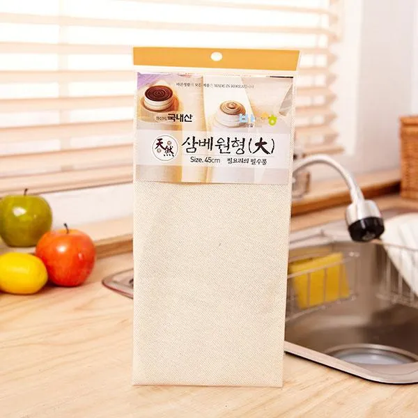(3개묶음)바른삼베원형- 대 OJH-24689 멸치망 걸음망 다시다통 육수망 거름망