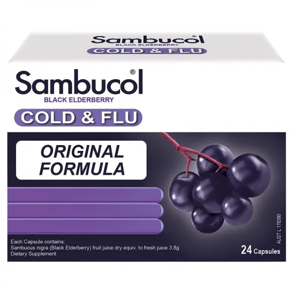 호주 삼부콜 콜드 앤 플루 24캡슐 Cold Flu