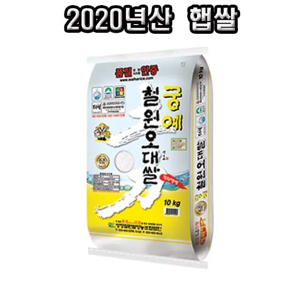 월하미곡처리장 2020년산 궁예 철원오대쌀10kg, 1개, 10kg