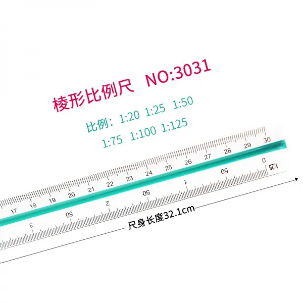 15 / 30cm 삼각 축척 크기 비례 미 쓰 비 시 척 제도 다목 적 이미지 확대 자 실내 건축 의 류 디자인 고정도 측정 도구 30cm 미니 멈 비율