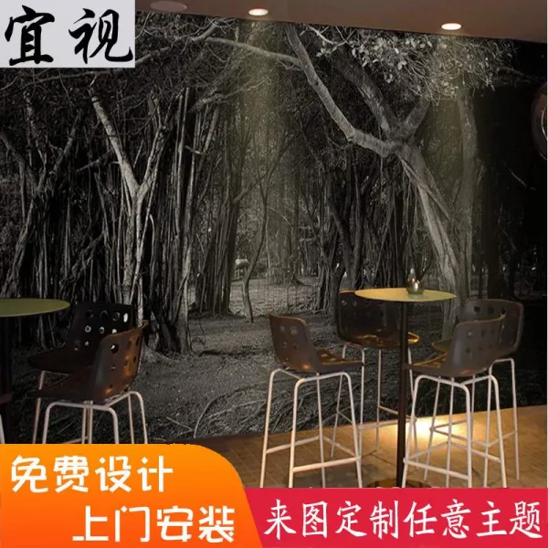 메탈필름지 문리폼필름지 3d 입체 공포 도깨비집 모티브 밀실 탈출 각본살 엄격함 귀신 기괴함 끔찍함 배경 홈실 벽데코시트지