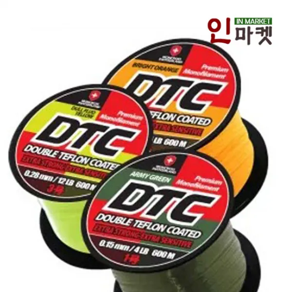 몽크로스 모노라인 DTC 600M 대용량 더블 테프론 코팅, 몽크 DTC 600M FluoYellow 5호