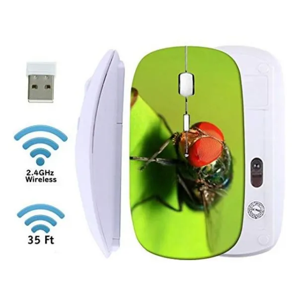 MSD 무선 마우스 흰색 기본 여행 2.4G 무선 마우스 (USB 수신기 포함) 노트북 PC 노트북 컴퓨터 맥북 용 1000 DPI로 조용히 클릭하여 비행 이미지 ID 27782096, 본상품선택, MXADAVbbxA _ 공통점 _ 966