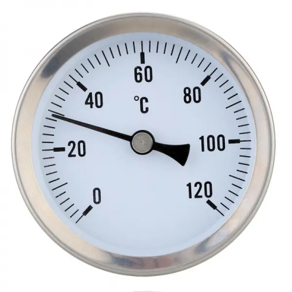 0-120 ° C 바이메탈 클립 온 표시기 온도계, 그림에서 보이는 것과 같이