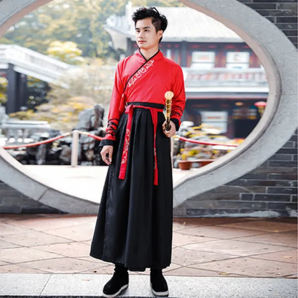 중국한복 데일리 엔틱 고대복장 무협 차이나 인도함 허리일치 교복 공연