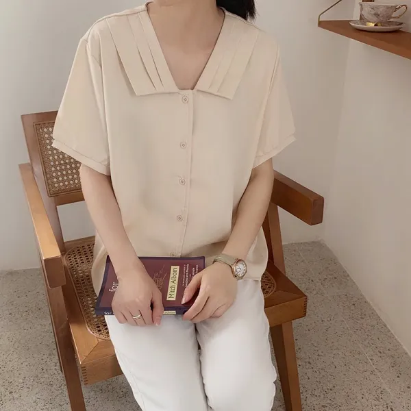 다발로 여성 가을 반팔 블라우스fzl122 594389823791