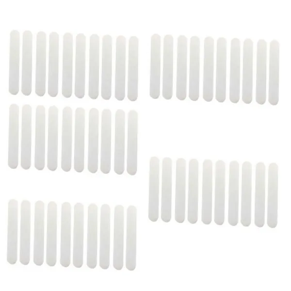 50Pcs 범용 골프 모자 라이너 / 땀 흡수 장치 모자 크기 감소기 감소 테이프 / 모자 보호기 땀띠 여성용 남성용, 화이트, 설명, 부직포