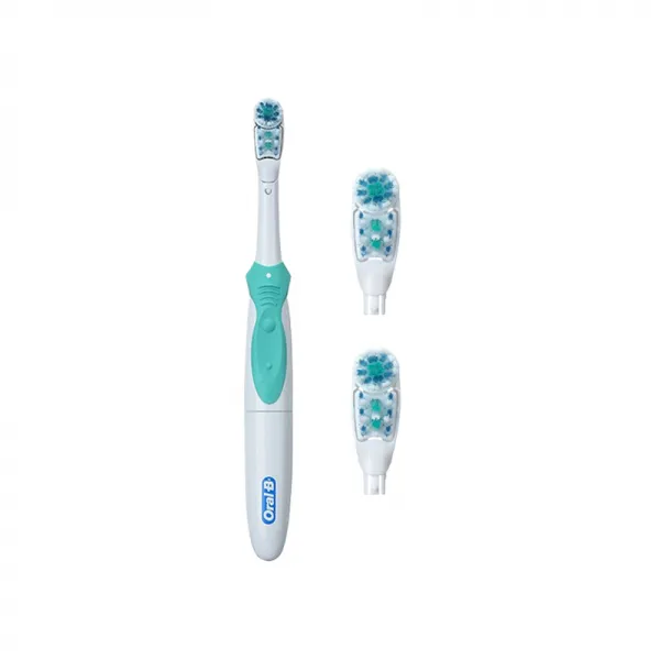 Ol-b 다중 (oral-b) 배터리형 성인 전동 칫솔 (랜덤 헤어) Olb 다중 (컬러 랜덤 헤어) 1주체 3 솔, 상세페이지 참조