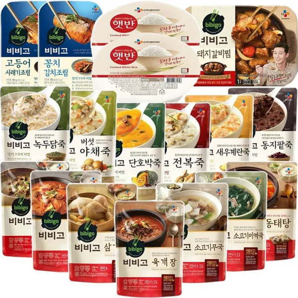 CJ 비비고 사골곰탕 즉석탕 국 죽 햇반 컵밥, D08. 햇반 컵반 고추장나물비빔밥 229g