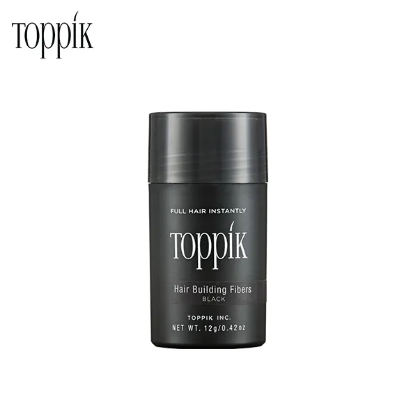 토픽 TOPPIK 12g 천연양모케라틴 흑채 증모제 펌프별매, 검정 12g, 1개