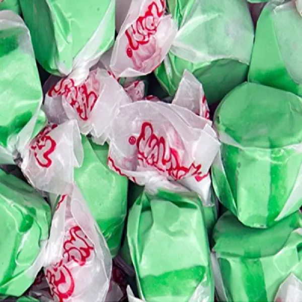 All Color Gourmet Salt Water Taffy (Green Apple 1 LB) 올 컬러 미식가 바닷물 Taffy (그린 애플 453.6g)