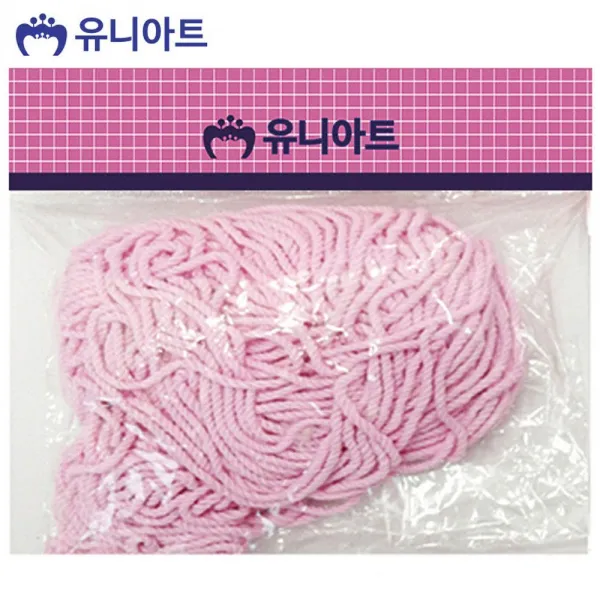Clovert87 유니아트 실 6000 칼라 면사 분홍 단일상품