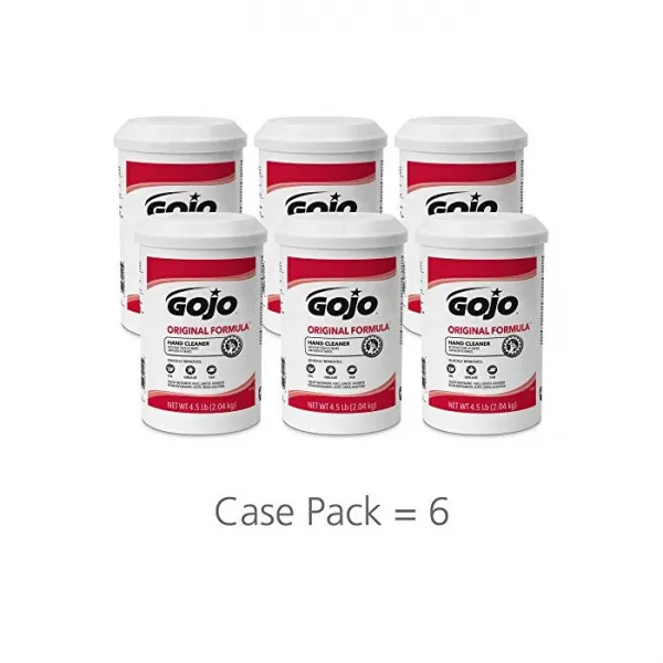 GOJO ORIGINAL FORMULA Hand Cleaner 4.5 Creme Style Cleaner Canister (Case of 6) - 1115-06, One Size, One Color