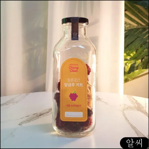 청춘곳간 담금주키트 새콤 슈퍼복분자 야관문 아로니아 블루베리 산딸기 davp, RCMK 1