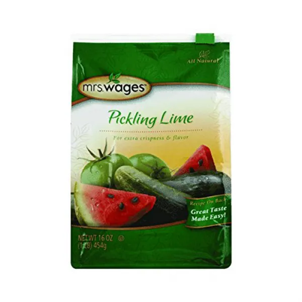 Precision Foods Mrs. Wages Pickling Lime Mix 1 Pound Bag (VALUE pack of 6 bags) 정밀 식품 여사 임금 절임 라임 믹스