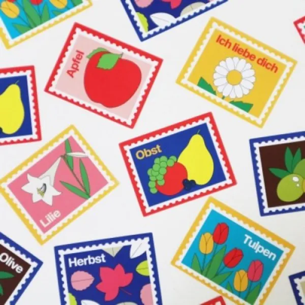 [텐바이텐] Full sheet Stamp sticker - Fruit / Flower / Plant (우표스티커), 옵션선택, Fruit (과일)