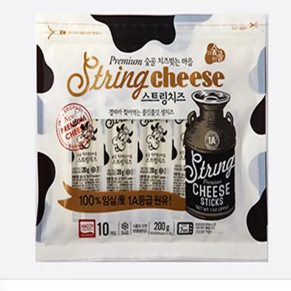 [알뜰몰]/치즈빚는 마을 스트링치즈 200g/(ah*8263)/ 치즈류/농수산물/간식/졿읃/구워먹는, 본품, 본상품선택