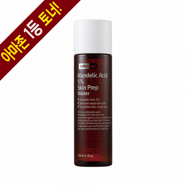 아몬드 추출물 각질제거 저자극 어성초 만델릭애씨드 5% 스킨토너 120ml 바이위시트렌드, 1개, 120ML