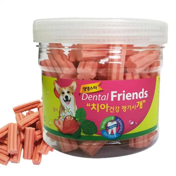 바른생각 소화잘되는 딸기맛 한입 애견간식 버박 애견치약추천, 1개
