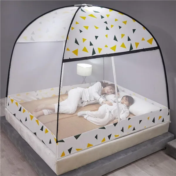 노설치 접이식 편리한 뜯어빨다 몽골 가방 기숙사 상하 깔다 두둥실 기하학무니 패턴 먼지 방지