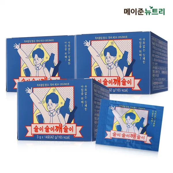 메이준뉴트리 숙취해소 술이술이 깨술이 3박스 (42포), 단품