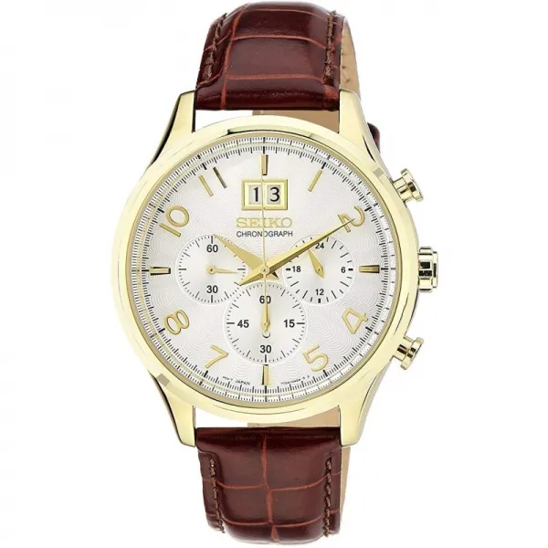 [세이코] SEIKO 세이코 SEIKO 빅 데이토 카렌다 크로노 그래프 시계 SPC088P1 [역수입 제품]