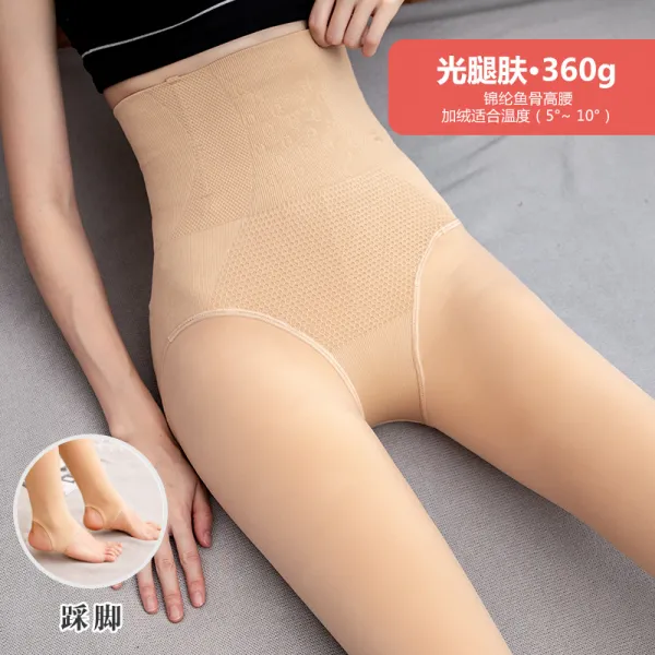 현민샾 쫄바지레깅스 겨울 가을 배쏙 레깅스바지 신기 여성 무드 피부색 기모 융 가능 핏아우터 체형관리 스키니핏 압박 360 G 피부색 발 고리