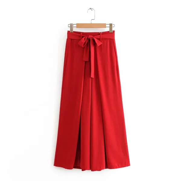 위파인더 04DW-824 구미여밈도매춘신상 하이웨이스트스커트트임와이드팬츠