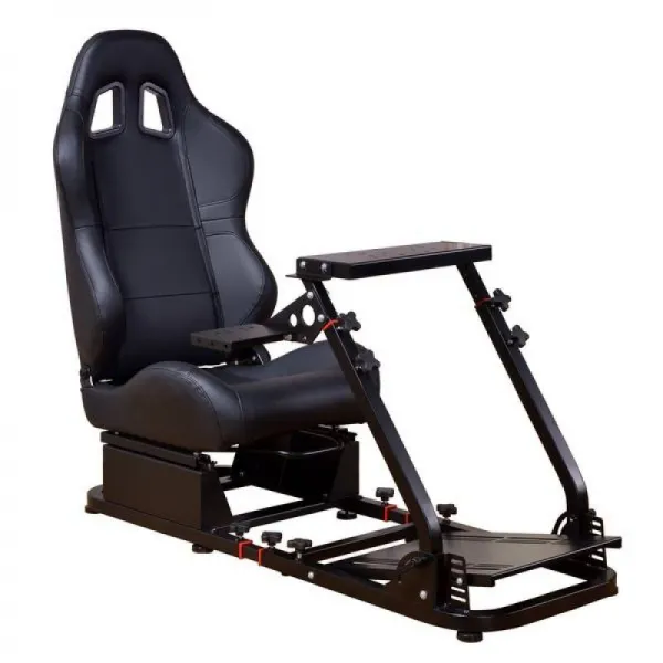 로지텍레이싱휠 운전게임 거치대 레이싱 게임 g29 g920 g923 g27 t300rs, 전체 세트(뒤쪽 튜브가 있