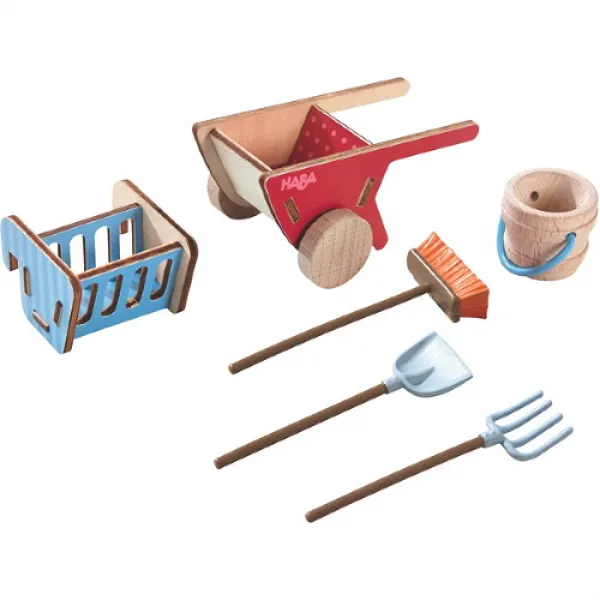 브랜드없음 [하바] 리틀프렌즈-마구간 청소세트