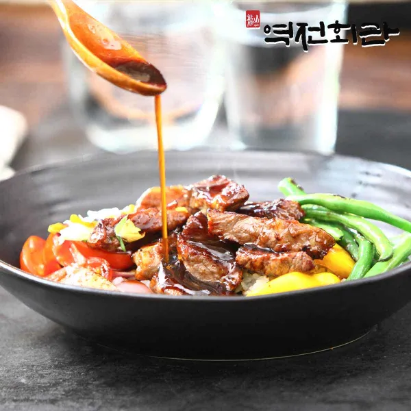 [역전회관] 양념 꽃갈비살 2.4kg (300g x 8팩)