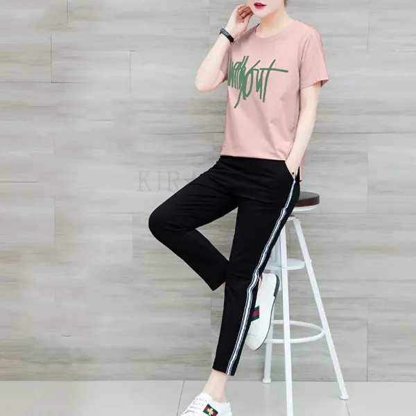 Kirahosi 골드문 여성 여름 운동복 상하 세트 캐주얼 A 73 Aerwa9j