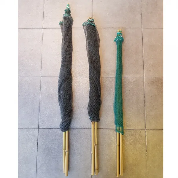 여름 물고기잡기 대나무 반두 고기반도 그물망 족대 쪽대 계곡물놀이 농활 고기잡는 어구 소 1.1m 어린이용 