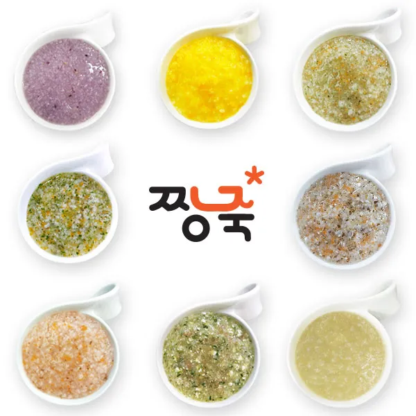 짱죽 이유식 골고루 10팩 랜덤 유기농 김 추가증정 1개 1.2단계미음+1.5단계 묽은죽 골고루 10팩