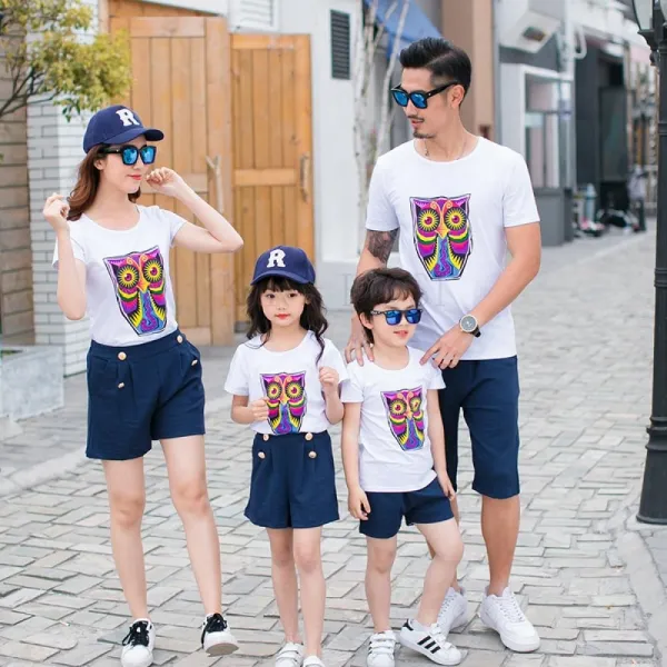 kirahosi 19년 봄여름 품질보증 가족 데일리룩 루즈핏 패밀리룩 509호 Llxfbx