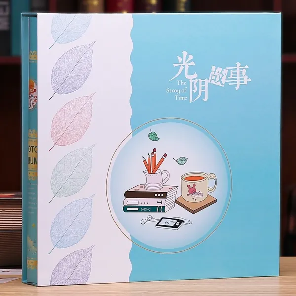 사진관 채구 인치 페이지 코팅 사진첩 대용량 홈 놓다 의 기념 책자 닮다 장부, 본상품, 1198 장 -광음 의 이야기