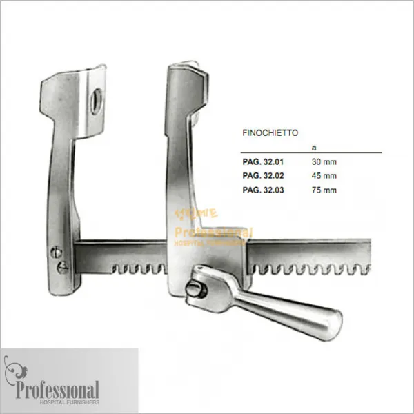 [개창기구] PROFESSIONAL 립스프레더 200MM (WILSON RIB SPREAD (45x65mm) MEDIUM) PAG-32.02, 1개