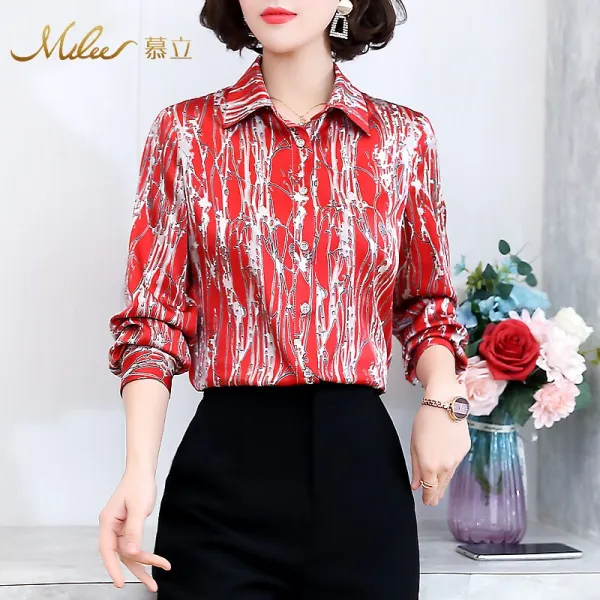 MULEE 모립 봄 여름 상의 플라워 프린트 직무를 담당하다 마당