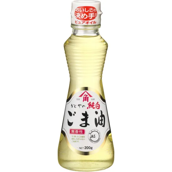 かどや 純白ごま油 200g 카 도야 순백 참기름 200g, 1