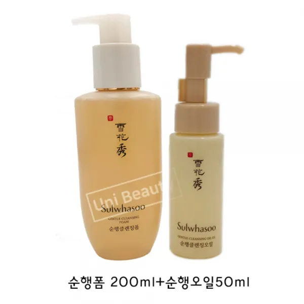 설화수 순행클렌징폼200ml+순행클렌징오일 50ml, 폼200ml+오일50ml
