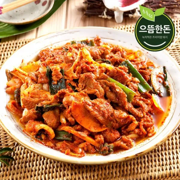  으뜸한돈 국내산 매콤달콤 제육볶음 400g 1팩 없음 상세설명 참조