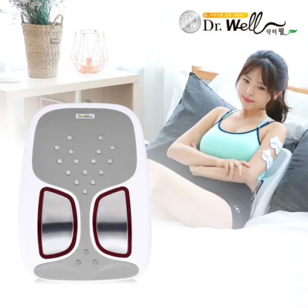 [닥터웰] 릴렉스 저주파 온열 등허리 마사지기 자극 안마기 DR-415, 단일상품