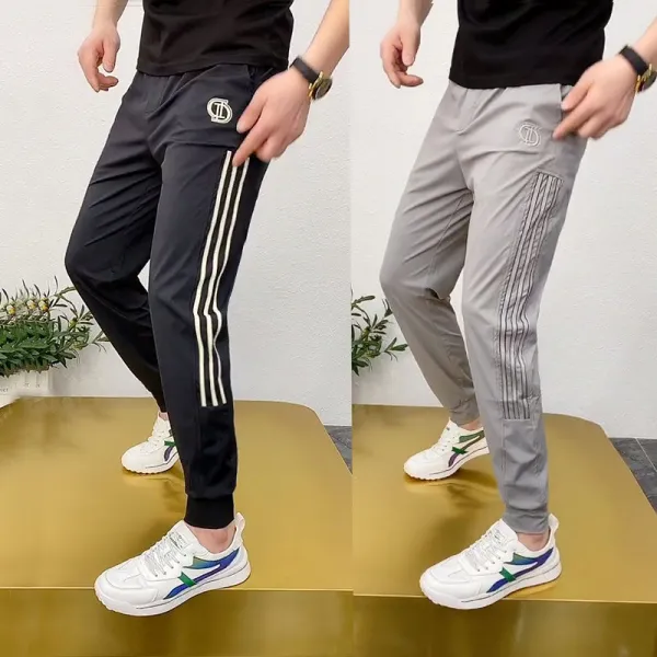 허브 남성캐주얼바지패션 친절하고 부지런하다 핫한 여름 우유실 입다 슬림핏 젊은 회적