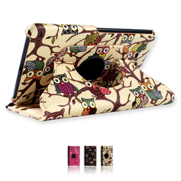  바보사랑 갤럭시탭a 7.0케이스 부엉이회전다이어리케이스